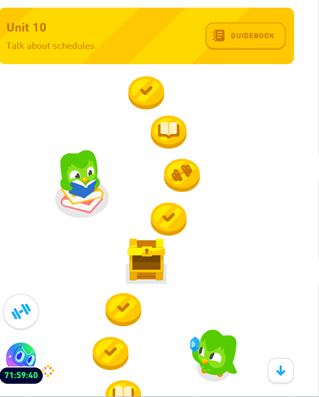 Duolingo Consistent App Structure